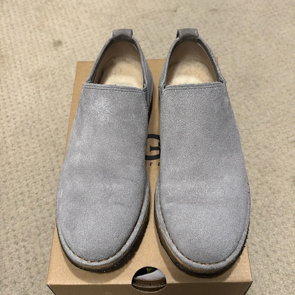 UGG Suede Grey Size 6.5 Loafer